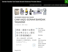 Tablet Screenshot of camdansanatlar.com